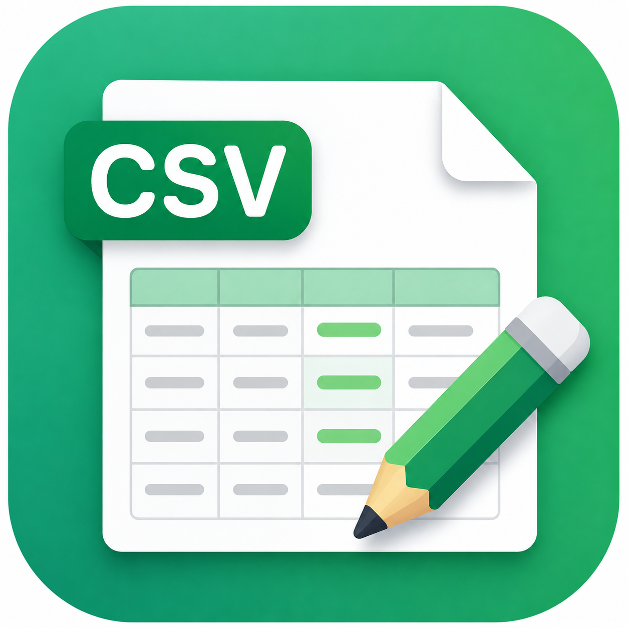 CSV Viewer and Editor icon